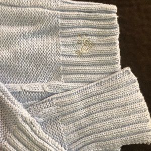 Justice Shirts & Tops - Justice Sparkly Cable Knit Light Blue Sweater Justice Shirts & Tops - Justice Sparkly Cable Knit Light Blue Sweater